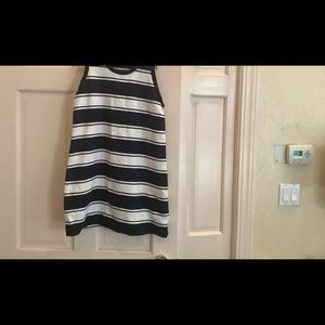 JCrew striped mini dress
